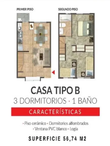 Imagen de Casa en Arriendo, Condominio Entre Bosques, Fundo el Carmen.