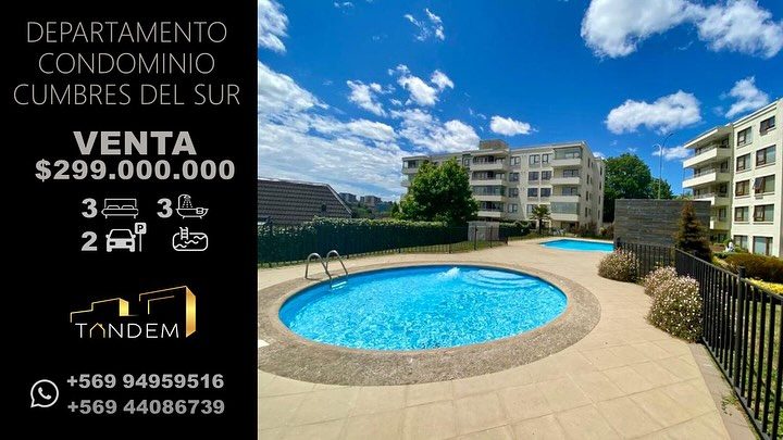 Departamento en Condominio Cumbres del Sur